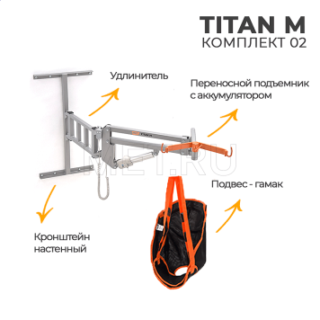 MET TITAN M КОМПЛЕКТ 02 Подъемник для инвалидов настенный